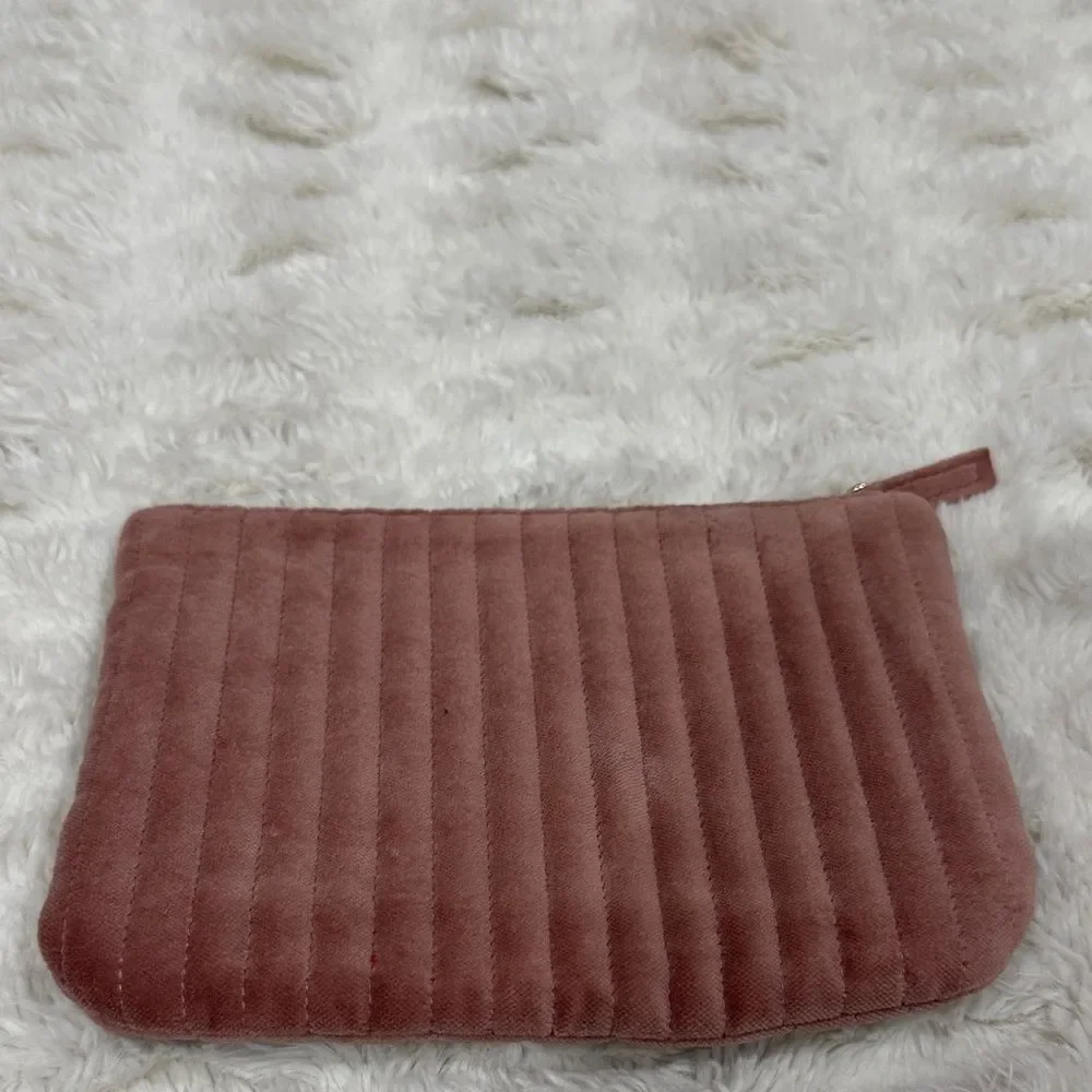 Sezane Corduroy Pink Velvet Women's Toiletry Bag